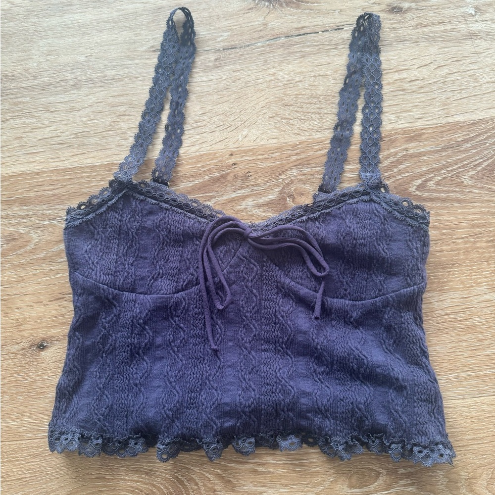 Edikted navy blue Crop Top size XS. Excellent condition